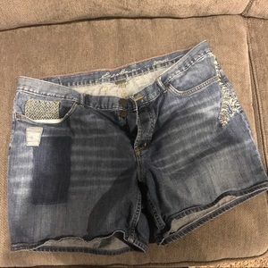 Eddie Bauer Denim patch Shorts